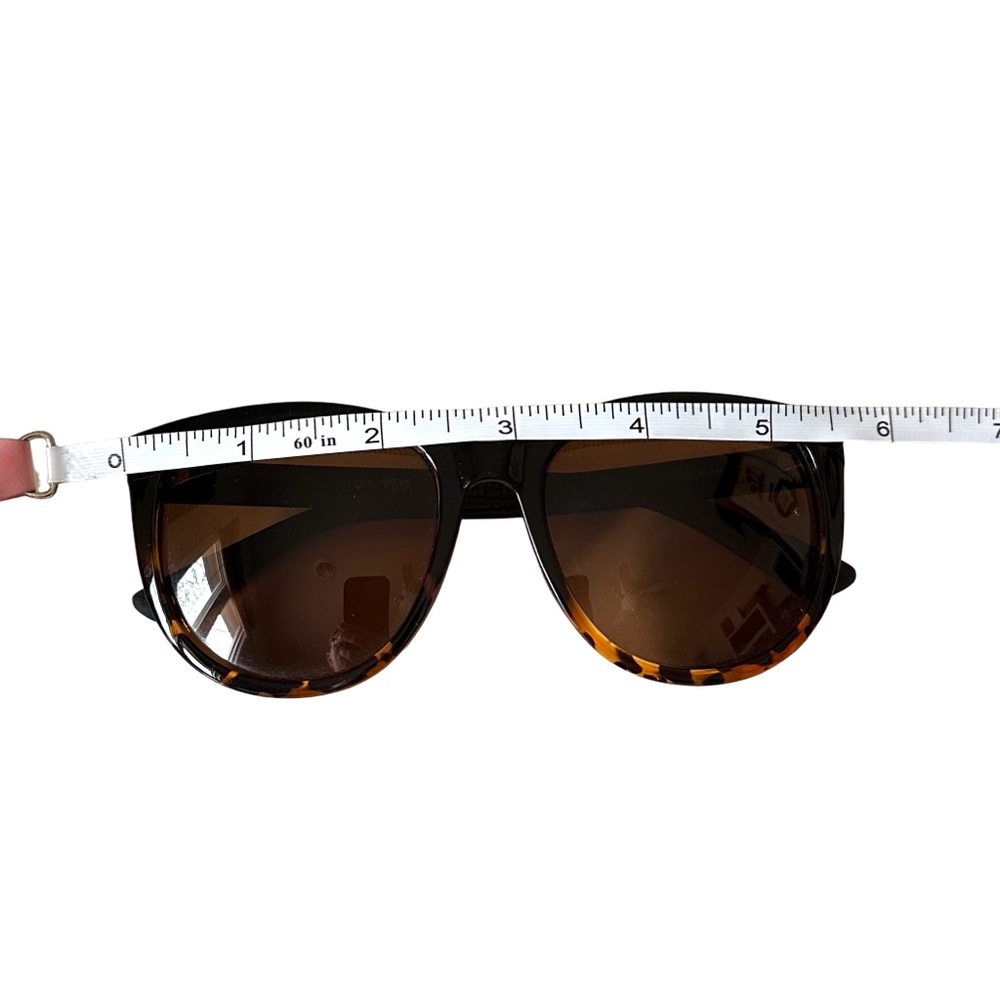 Foster Grant Polarized Sunglasses Women Brown Tortoise Oversized UV Protection - Picture 9 of 9